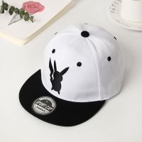 宝宝帽子春秋薄款儿童帽子男童女童夏季遮阳帽鸭舌帽棒球帽韩版潮 小兔白 7-12岁头围(48-54)cm