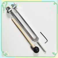 音叉洗浴中心25厘米加长耳震音叉专用成人掏耳震佛震子铝合金共振 亮光银短款+音锤+扳手