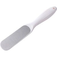 磨脚石皮磨脚神器搓脚板修脚器去老茧厚脚皮刮脚后跟脚底厚皮 430钢双面磨脚器白色