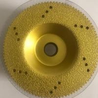 钎焊大理石切割片干切专用玉石碗磨角磨机石英石材切割片锯片 可磨可切磨碗(金色)