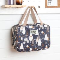 化妆包洗澡篮手提可挂户外旅行大容量收纳包洗漱包健身游泳包加厚 森林熊藏蓝