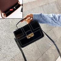 ins高级感单肩斜挎小ck女士包包女包新款2019百搭洋气时尚潮2020 双层黑色 有拉链夹层暗袋