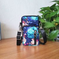 装手机包女斜挎包2021新款手机袋子挂脖手腕零钱包竖款迷你小包包 [锦绣]小号