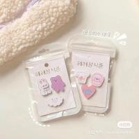 韩国ins化妆包毛绒收纳袋羊羔毛小包可爱学生高颜值大容量笔袋 米白色大容量收纳包包 图片款[关注店铺小礼物]