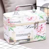 [时尚化妆包大容量韩国可爱女手提便携简约多功能洗漱化妆品收纳 809小号凯旋门(单层)