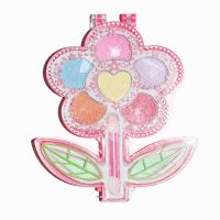 草莓儿童化妆品套装无毒全套盒芭比娃娃过家家的玩具女孩3-6岁 花朵眼影