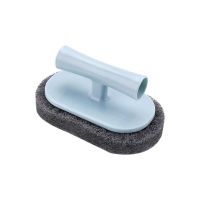 厨房清洁用品洗碗海绵百洁布不沾油魔力擦清洁洗锅刷子地板清洁刷 素雅蓝(多买多送)