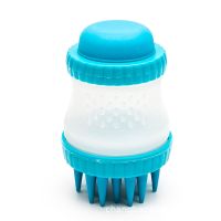 宠物清洁用品 硅胶淋浴刷子舒适按摩器 狗狗猫咪洗澡神器喷头花洒 蓝色香波洗澡刷