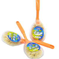 家用厨房不粘锅刷子不伤锅刷神奇洗锅刷碗碟刷子长柄擦锅不沾油刷 三个装(赠3粘钩)