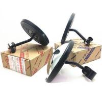 货车倒车镜凸镜带杆小圆镜五十铃货车辅助镜下视镜加装圆镜通用型 普通圆镜 夹子锁2.2-2.5厘米