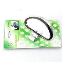 教练车辅助倒车镜驾校专用曲面广角反光盲点镜汽车车外后视镜上镜 小尺寸半圆黑1个