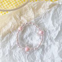 原创超仙糖果水晶手链女学生韩版ins不掉色闺蜜情侣2021新款手环 糖果浅粉(手链)