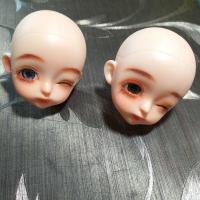 六分开眼卡娃头手绘头成品随机发货 手工绘品不退不换看清楚再拍[12月6日发完] 单眼头