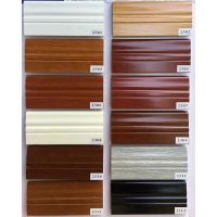 烤漆高档实木踢脚线白色黑色灰色欧式中式美式木地板配套贴脚线 2301 1 米