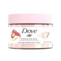 Dove多芬冰激凌磨砂膏全身去鸡皮肤去角质嫩白女滋润身体保湿 红石榴磨砂膏 298g*1