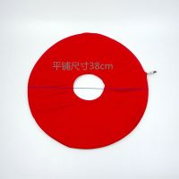 防压轮椅坐垫方圆形臀部褥疮垫九孔气垫充气椅子老人卧床护理坐垫 红色
