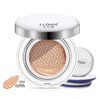 [买1送3]气垫bb霜遮瑕滋润粉底液学生隔离平价cc防水持久不脱妆 气垫BB#35号+送葫芦粉扑 自带替换芯