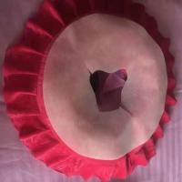 一次性趴枕巾洞巾美容院按摩床美容床床头洞巾推拿十字孔巾垫脸巾 趴巾一包100张(配套)