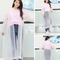 雨衣雨裤套装男夏季户外旅行节假日防护女时尚轻薄款防水暴雨透气 磨砂白风衣 小号[80-110斤]