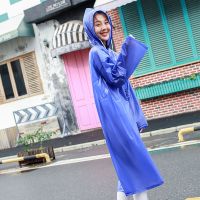 雨衣雨裤套装男女雨衣 成人电动车单人摩托车防暴雨加大加厚雨披 蓝色牛津风衣款雨衣 中号(身高160-175cm)