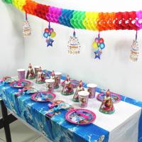 儿童生日派对套餐宝宝周岁装饰品聚会趴复联忍者布置我的世界餐具 冰雪奇缘主题(6人套餐)