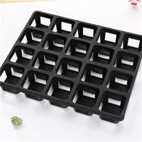 [加厚]小黑方多肉花盆托架托盘培育叶插育苗盘接水底座 20格托架