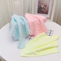 [48小时发货]毛巾吸水不掉毛小毛巾四方手帕6层纱布方巾婴儿宝宝毛巾洗脸巾6条 6条装组合