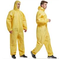 防化服连体防护服防静电服耐酸碱工作服轻型化学防护喷漆油罐清洗 6871 XL