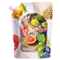 贵师傅水蜜桃果酱1kg面包吐司桃桃果酱含果粒果肉烘培奶茶店专用 红芭乐口味