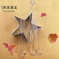 水果叉一次性西点蛋糕叉勺独立包装透明甜点月饼KTV聚会试吃塑料 OK叉透明散装500支(体验价) 大量价,没有
