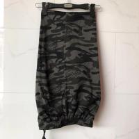 秋冬季迷彩裤加绒加厚干活裤子大码耐磨结实工作裤宽松高腰休闲裤 春秋款灰花色 (1条装) 30 体重100-120斤