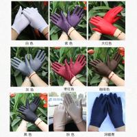 [2双装] 弹力氨纶男女黑白色婚礼仪防晒薄手套舞蹈开车春秋夏季 2双普通款(无绣花) 颜色随机