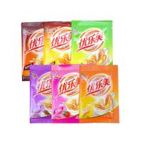 送杯子+勺子]优乐美袋装奶茶22g即冲速溶奶茶粉原料批发原味 混合味 10袋[无赠品]