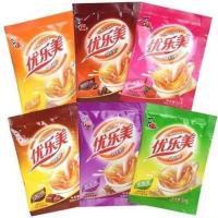 打折奶茶勺子大杯优乐美袋装粉送蒙古原料香飘约整箱味塑抹 草莓味 10袋[送陶瓷杯 勺]