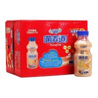 妙恋菌养道原味胃动力乳酸菌饮品340ml*12瓶学生益生元整箱批发 1*12瓶装