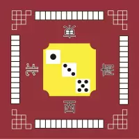 麻将垫桌布垫子棋牌室打牌正方形台布加厚消音防滑手搓家用麻将毯 红色 78*78cm