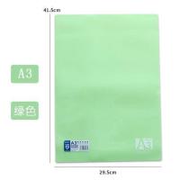 学生课桌多功能垫无毒果冻胶桌垫餐垫防水餐桌垫易清洗40*60cm 晨光A3桌垫-绿色