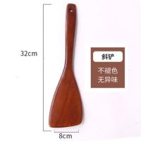 炒菜木铲子不粘锅锅铲耐高温长柄实木炒菜木铲炒菜汤勺大木勺子 煎铲