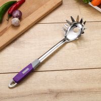 加厚不锈钢家用厨具锅铲煎铲汤勺漏勺饭勺粉捞肉叉防烫厨房用品 加厚1件装-粉扒(无赠品)