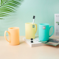 希艺欧家居卫浴洗漱兔耳口杯洗漱杯颜色随机拍一发二 送欧美风牙刷