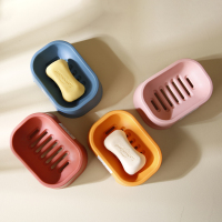 希艺欧阳台卫生间无盖肥皂盒方形简约时尚颜色随机