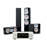 雅马哈(YAMAHA)NS-350+RX-V4A+SW050家庭影院5.1声道音响组合功放套装木质箱体