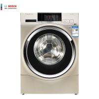 博世(BOSCH) WAU289690W(香槟金) 大容量变频滚筒洗衣机 活氧除菌 15分钟快洗 智能家居互联