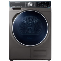 三星(SAMSUNG)DV90N8388AX/SC家用9公斤干衣机烘干机钛金灰 快速烘干 杀菌除味 热泵低温烘干智能变频