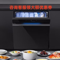 西门子 SJ43XB33KC 嵌入式洗碗机14套官方家用全自动一体智能除菌