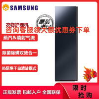 三星(SAMSUNG)韩国原装进口DF10A9500CG/SC 衣服护理机 AI智能 褶皱护理 除尘除味 蒸汽除菌干衣机