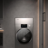松下(Panasonic) NA-G1S 洗衣机机器人11+1KG洗烘一体6大免洗除味除菌防皱低温柔烘