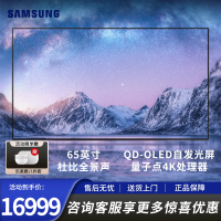 三星(SAMSUNG)QA65S90Z QD-OLED自发光屏PANTONE色彩量子点4K处理器65英寸电视机高刷新