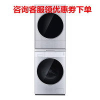 松下(Panasonic)L166+LHJ02YD L系列 10KG滚筒单洗+10KG热泵干衣机 光动银除菌 免熨烫洗