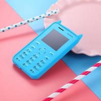 蓝色(无手机套) 官方标配:手机+充电器+手机套+耳机 卡片手机迷你学生手机非智能儿童可爱超小超薄中小学生戒网备用